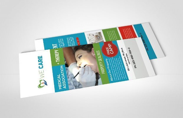 Medical Rack Card Template