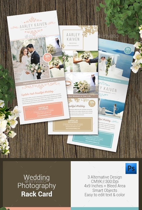 Wedding Photography Rack Card