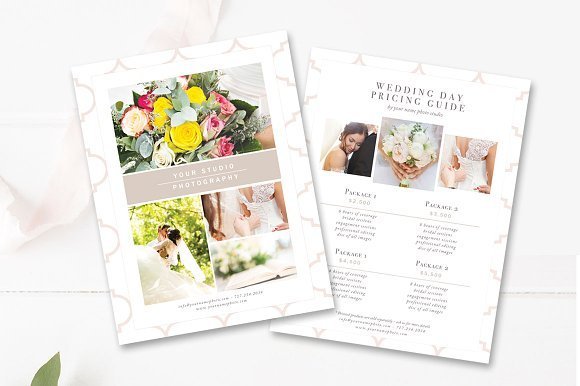 Wedding Price List Template