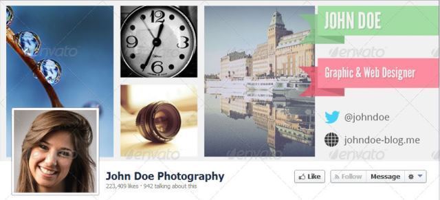 Facebook Timeline Covers - Pack of 4