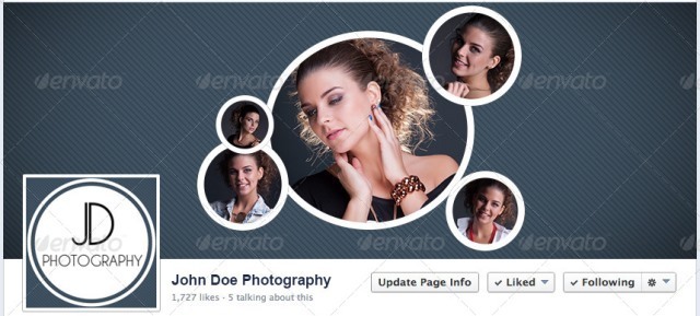Facebook Timeline Plus Profile Image PSD