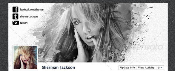 ProPhoto Artistic Facebook Timeline Cover Template