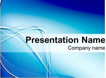 Blue Lightning Keynote Template