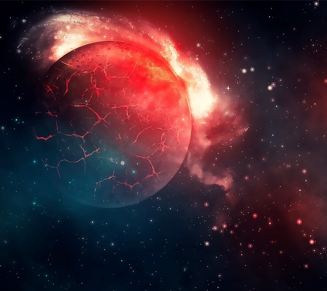 Burning Moon Free Keynote Theme