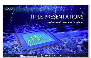 Computer Chip Keynote Template
