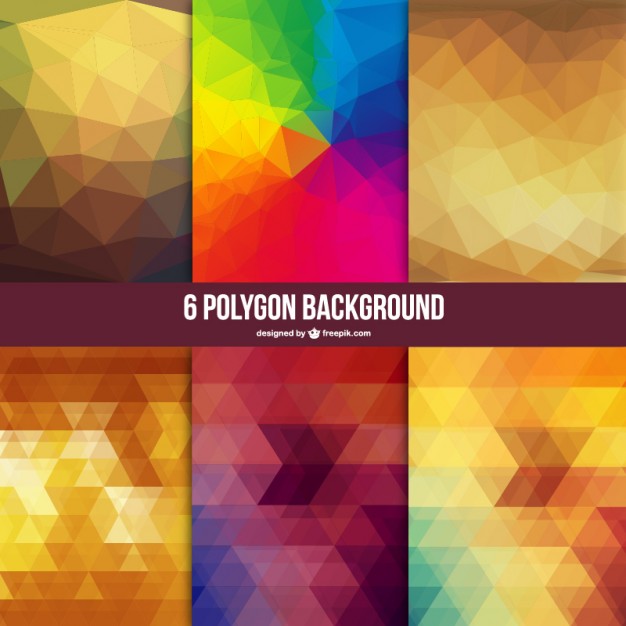 6 Polygon Backgrounds