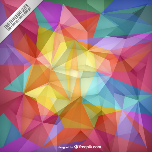 Color Polygons Background