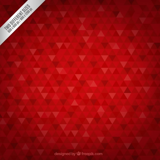 Geometric Background in Carmine Tone