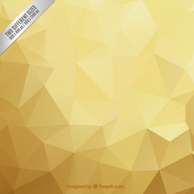 Polygonal Background Golden Tones