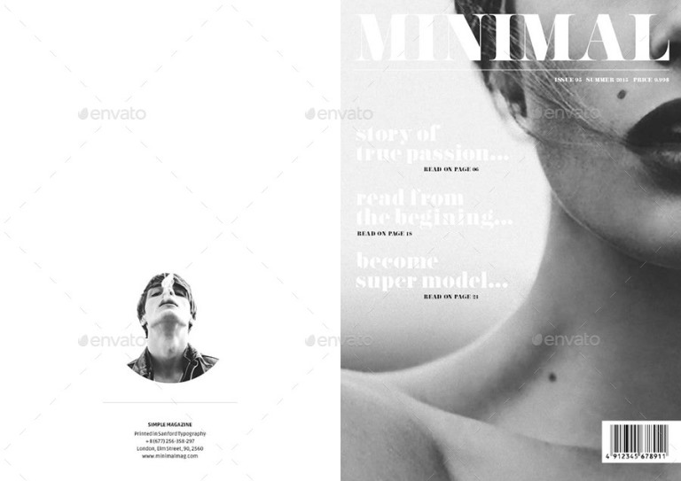 40 Pages Minimal Magazine