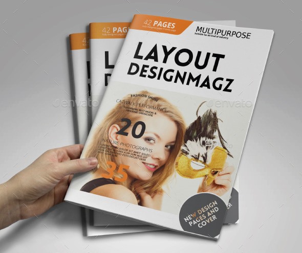 42 Pages Magazine Template