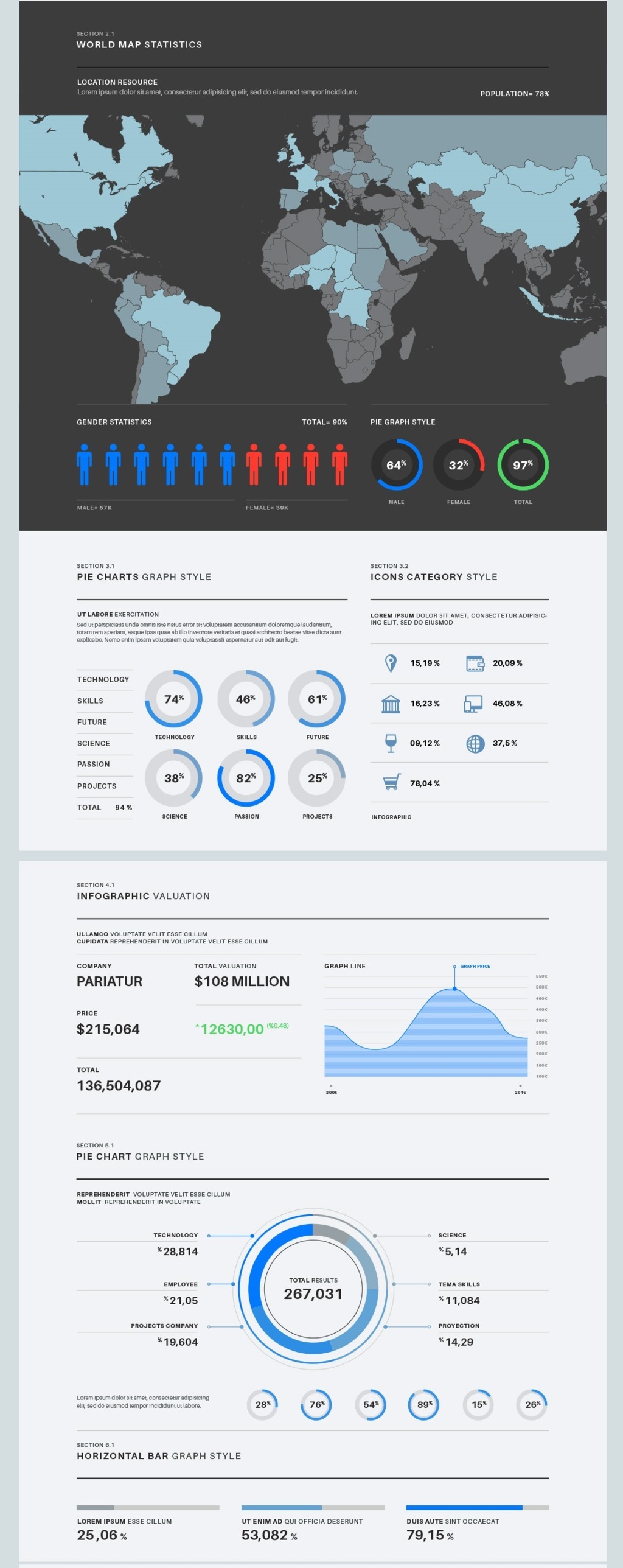 Infographic Vector Elements Vol3