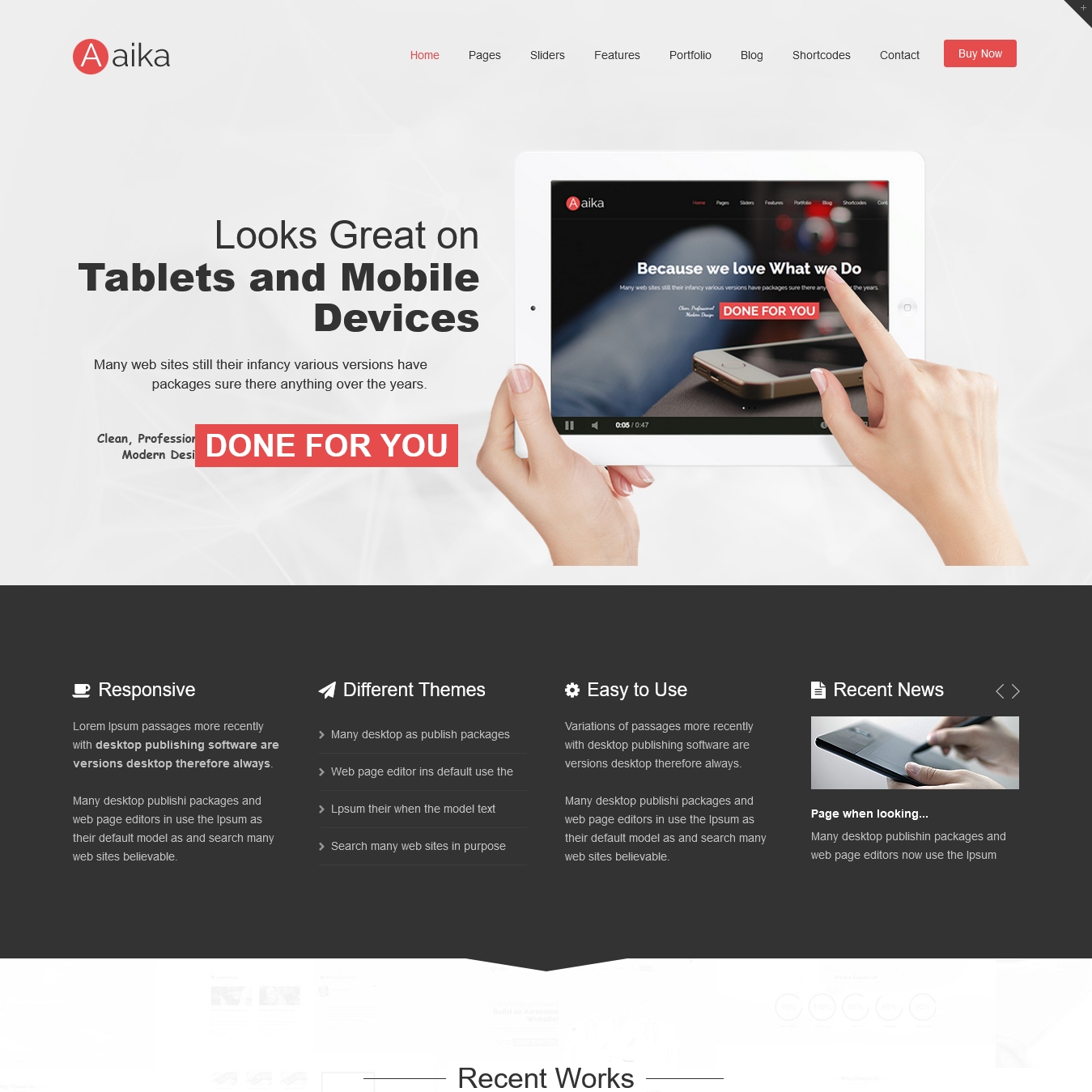 Aaika Responsive MultiPurpose Joomla Theme