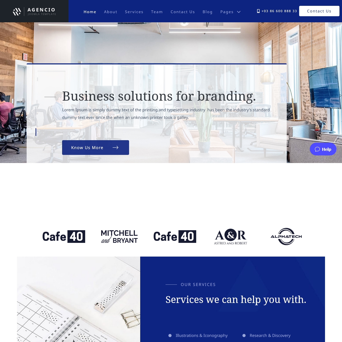 Agencio Agency Joomla Template