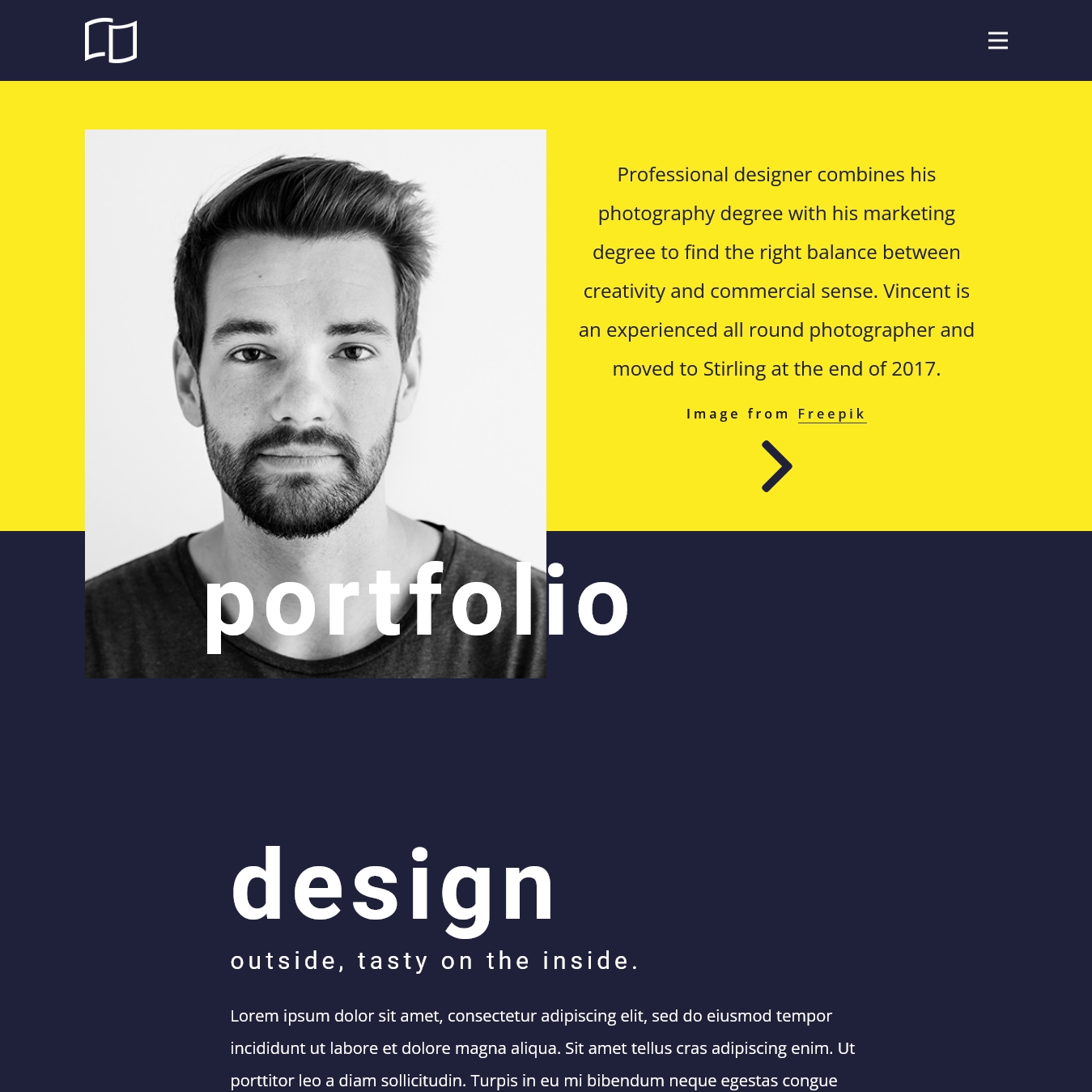 Amazing Portfolio Joomla Template