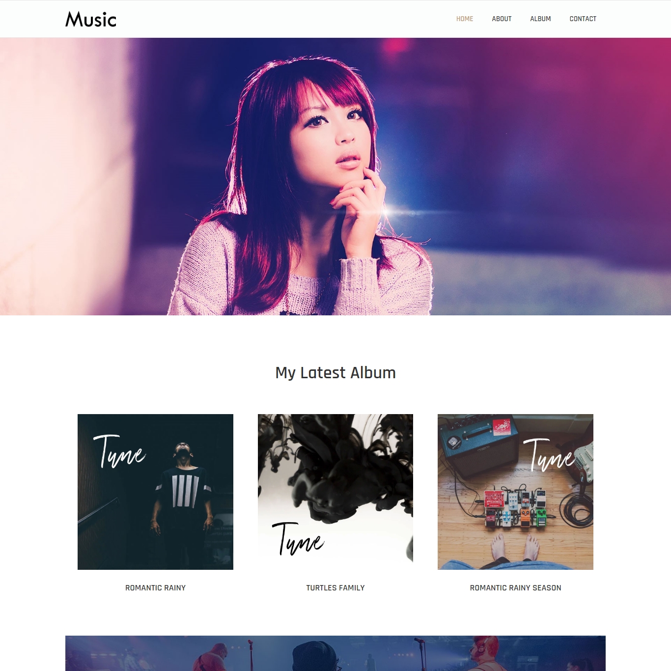 Beat Music WordPress Theme