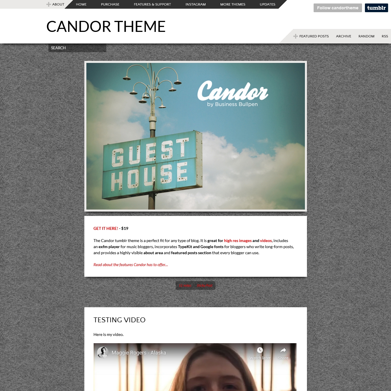 Candor Theme