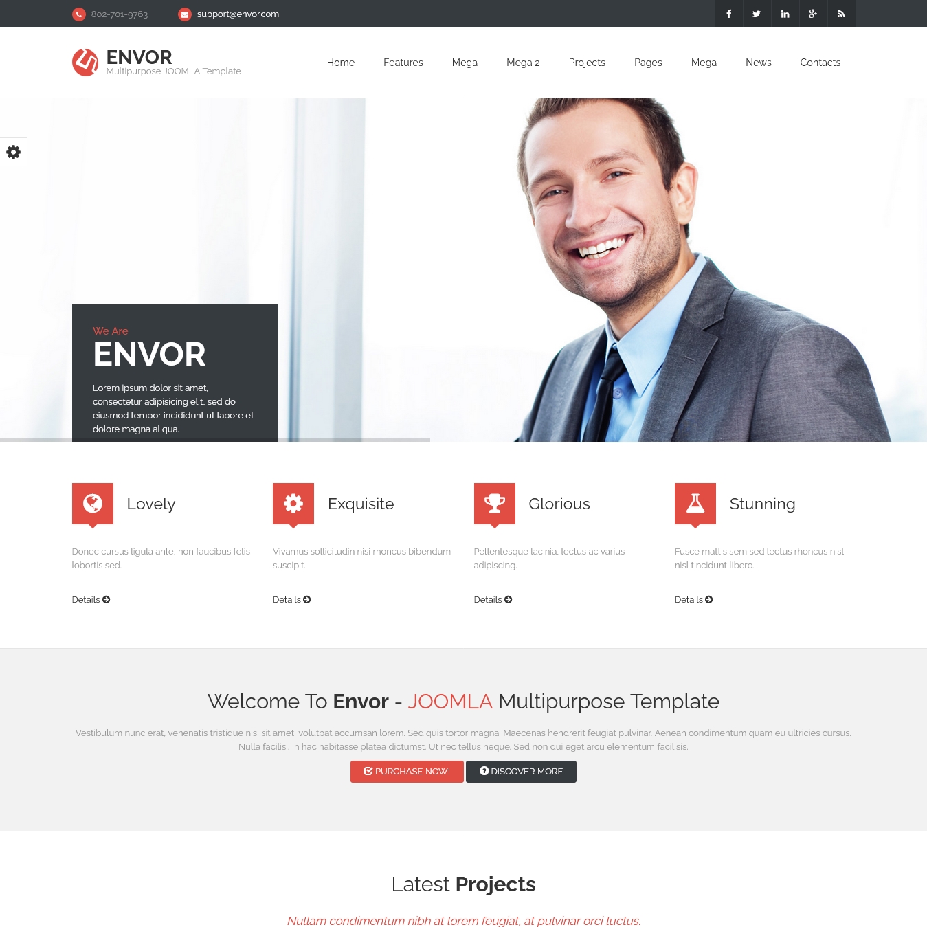 Envor Fully Multipurpose Joomla Template