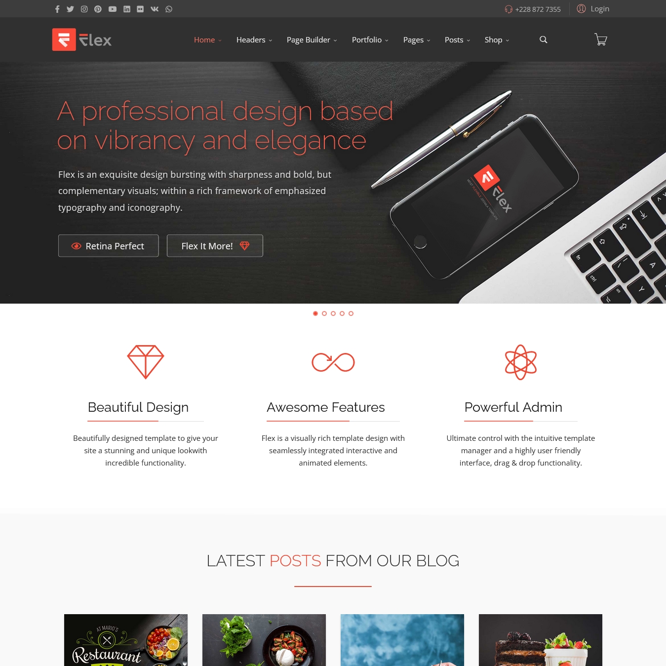 FLEX Multi-Purpose Joomla Template