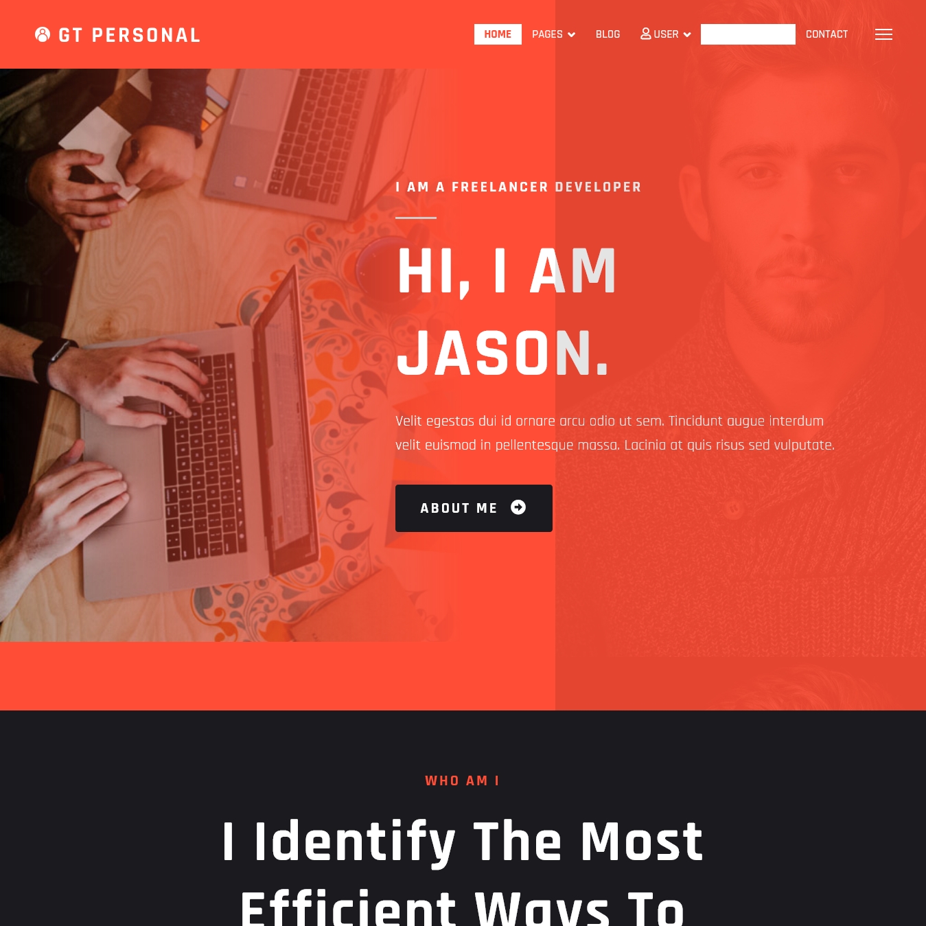 GT Personal Joomla Template