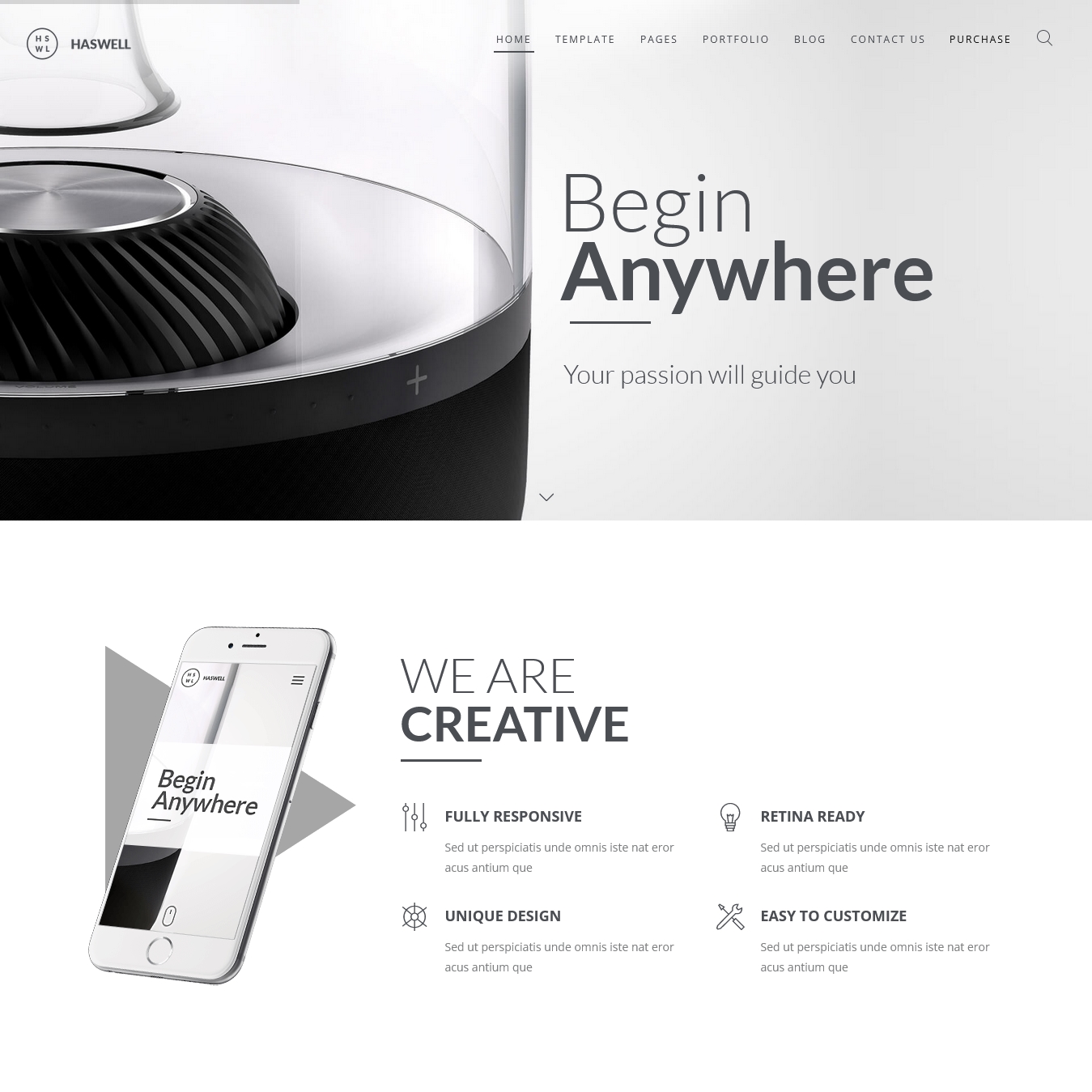 Haswell Multipurpose One & Multi Page Joomla Template