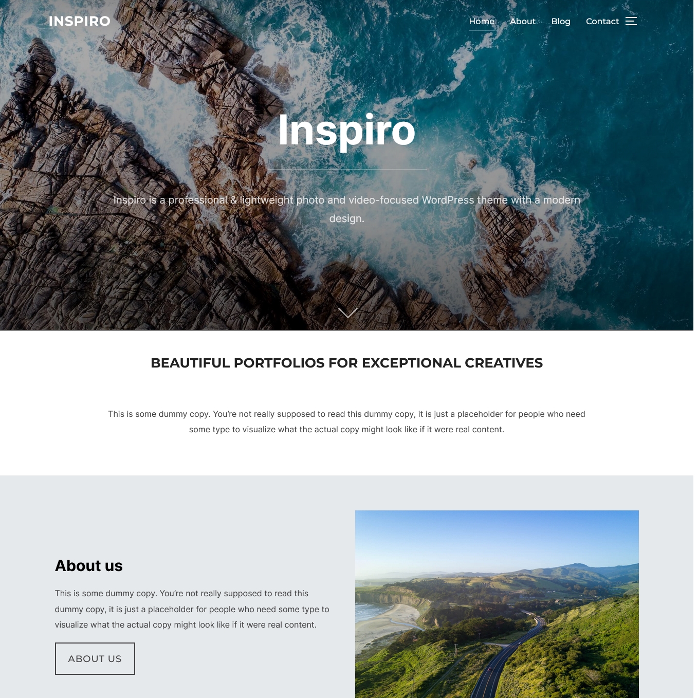 Inspiro WordPress Theme