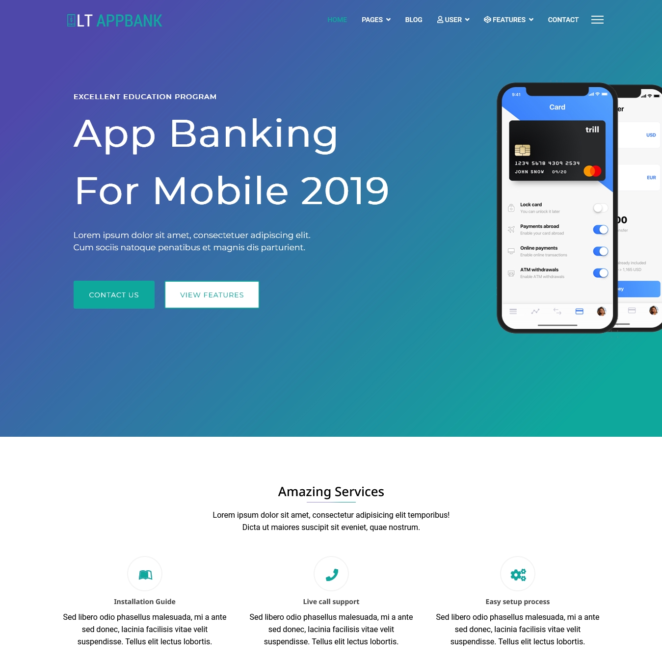 LT AppBank Hi-tech App Free Joomla Template