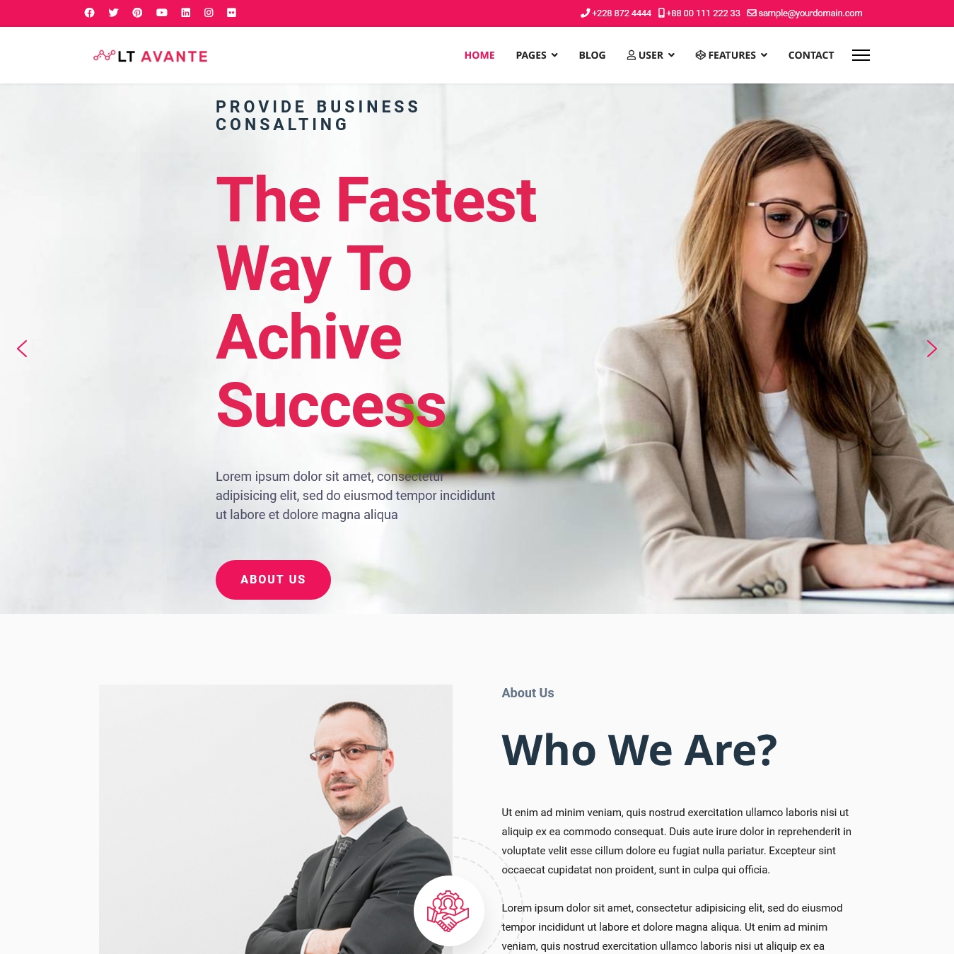 LT Avante Business Free Joomla Template