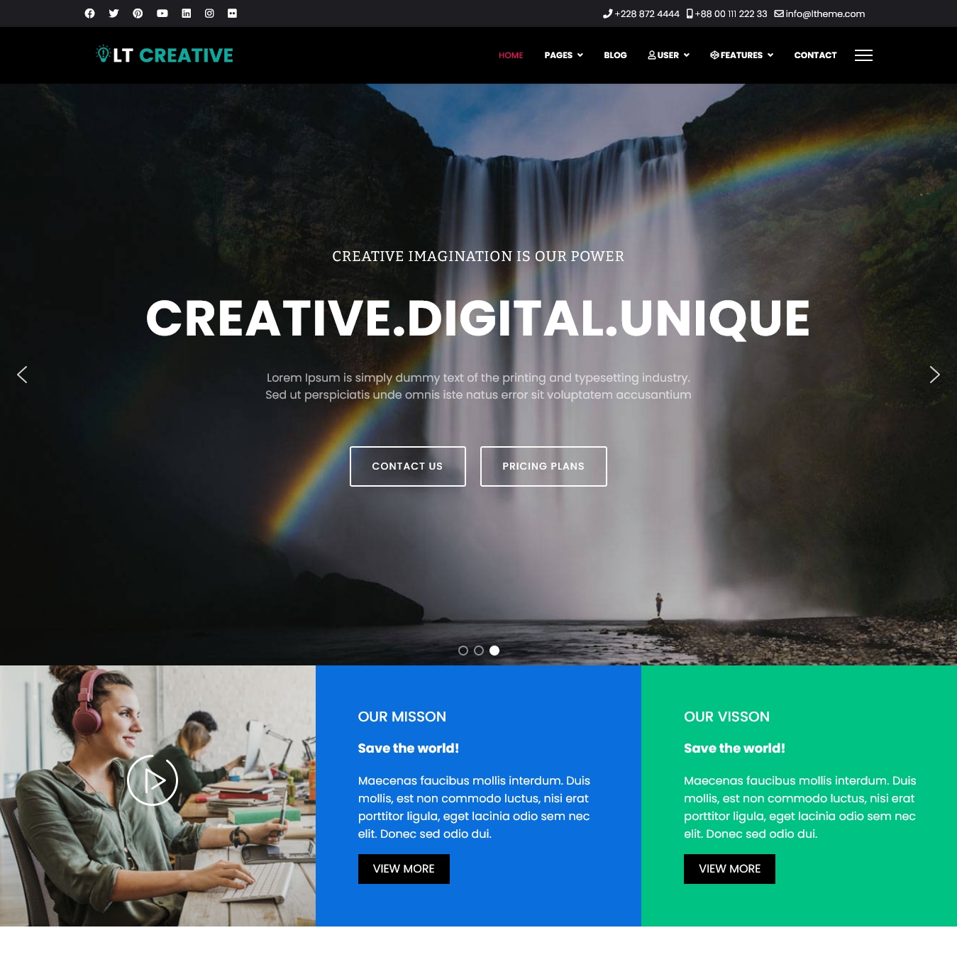 LT Creative Design Studio Free Joomla Template