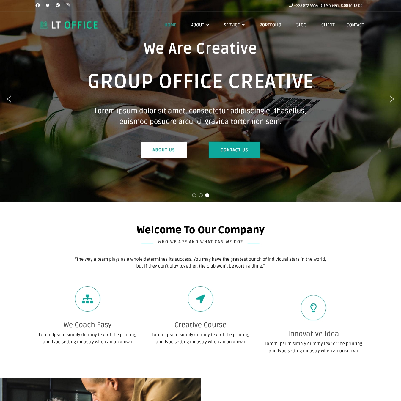 LT Office Onepage Joomla Template