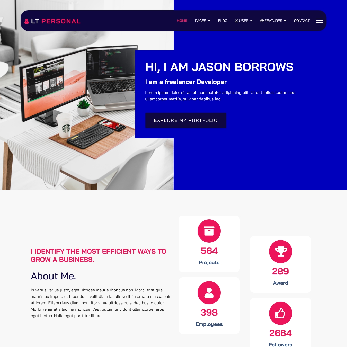 LT Personal Joomla Template