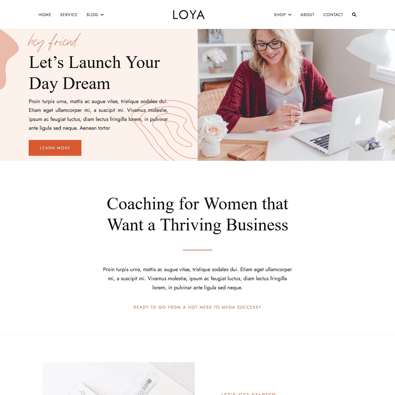 Loya Elementor WordPress Theme