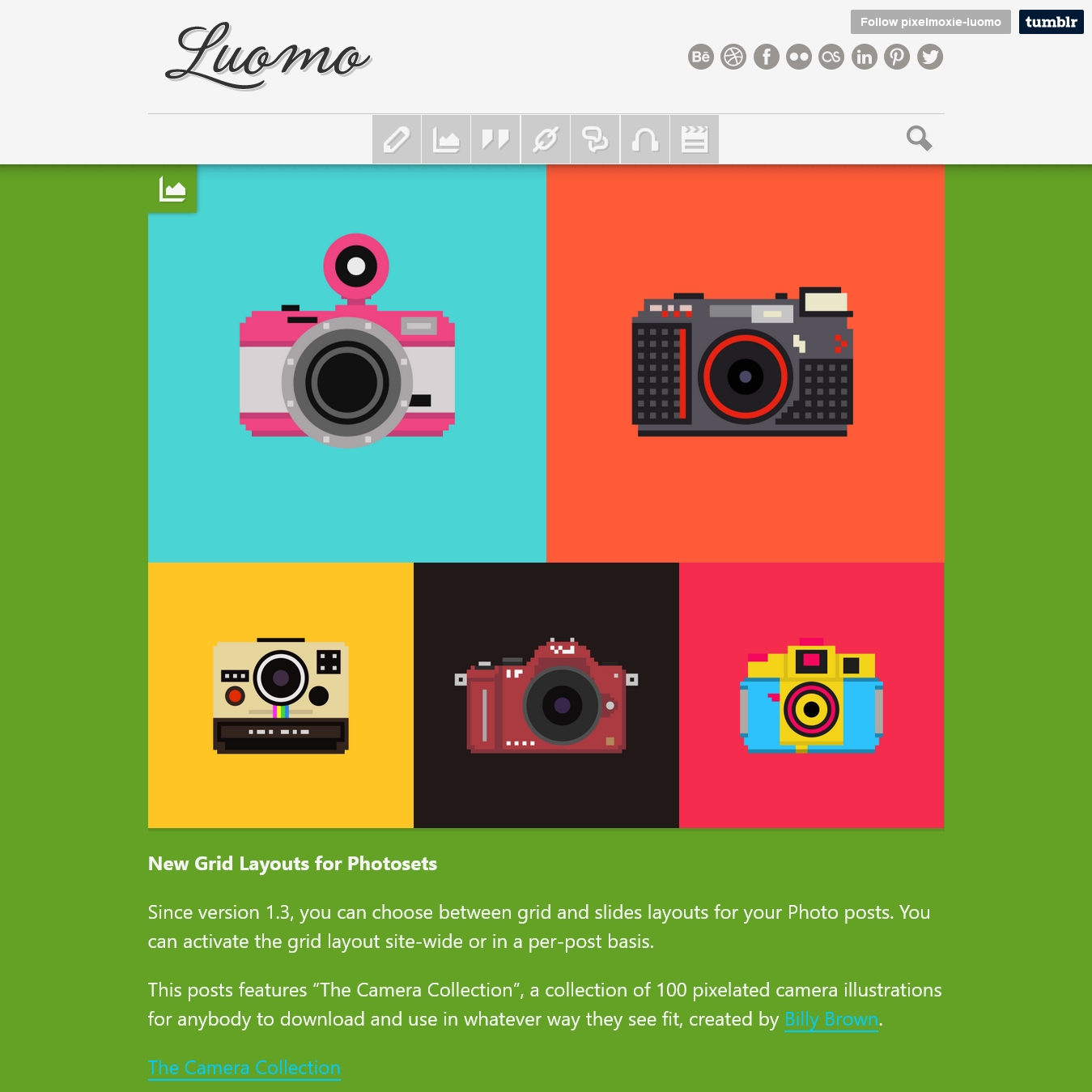 Luomo Tumblr Theme