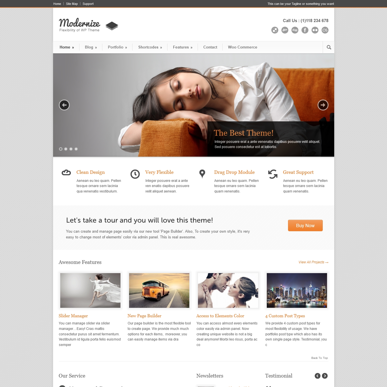 Modernize Premium WordPress Theme