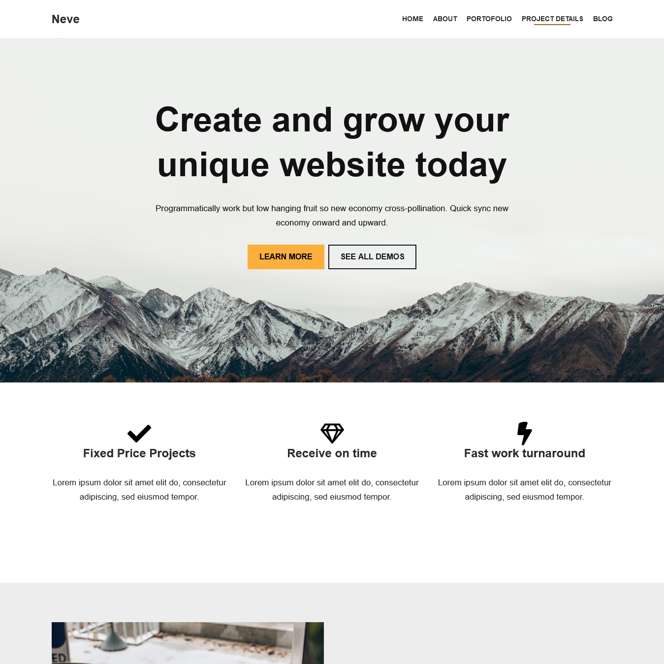 Neve Multi-Purpose Theme