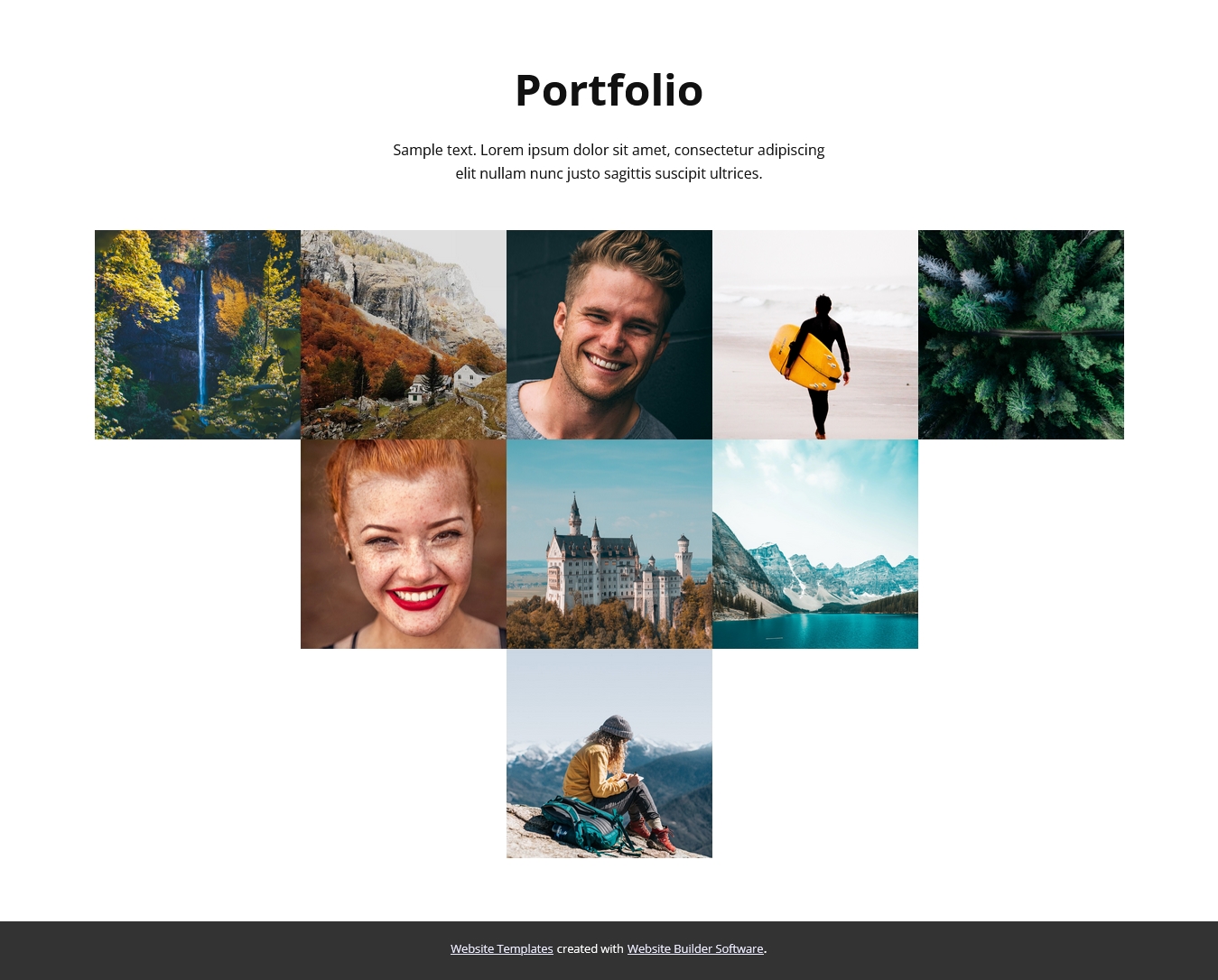 Portfolio Photography Joomla Template