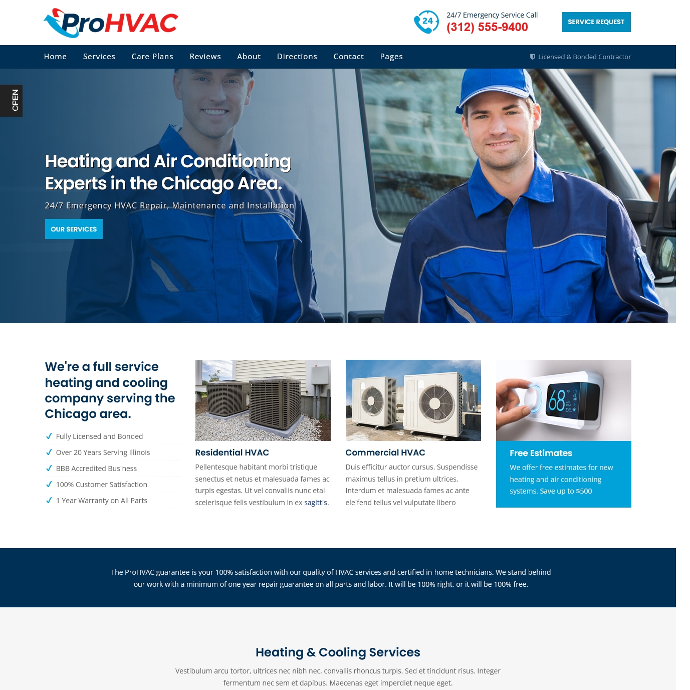 ProService HVAC Joomla Template Heating & Cooling Company ThemeProService HVAC Joomla Template Heating & Cooling Company Theme