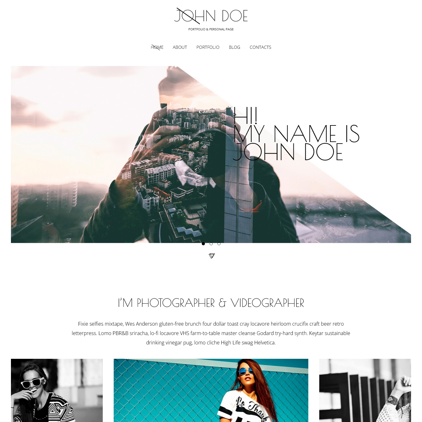 Refraction Responsive Joomla Multipurpose Template