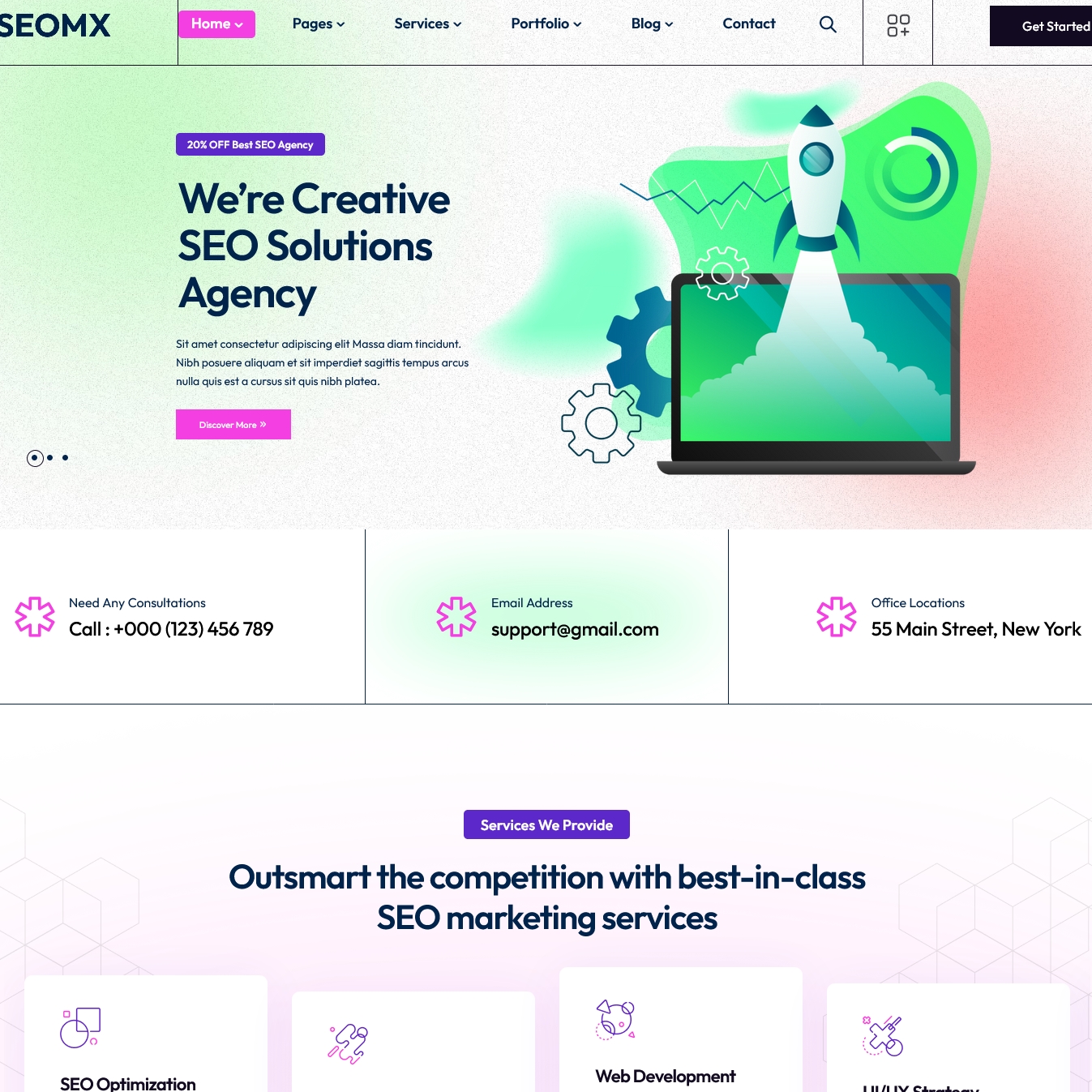 SeoMx Seo & Digital Marketing WordPress Theme