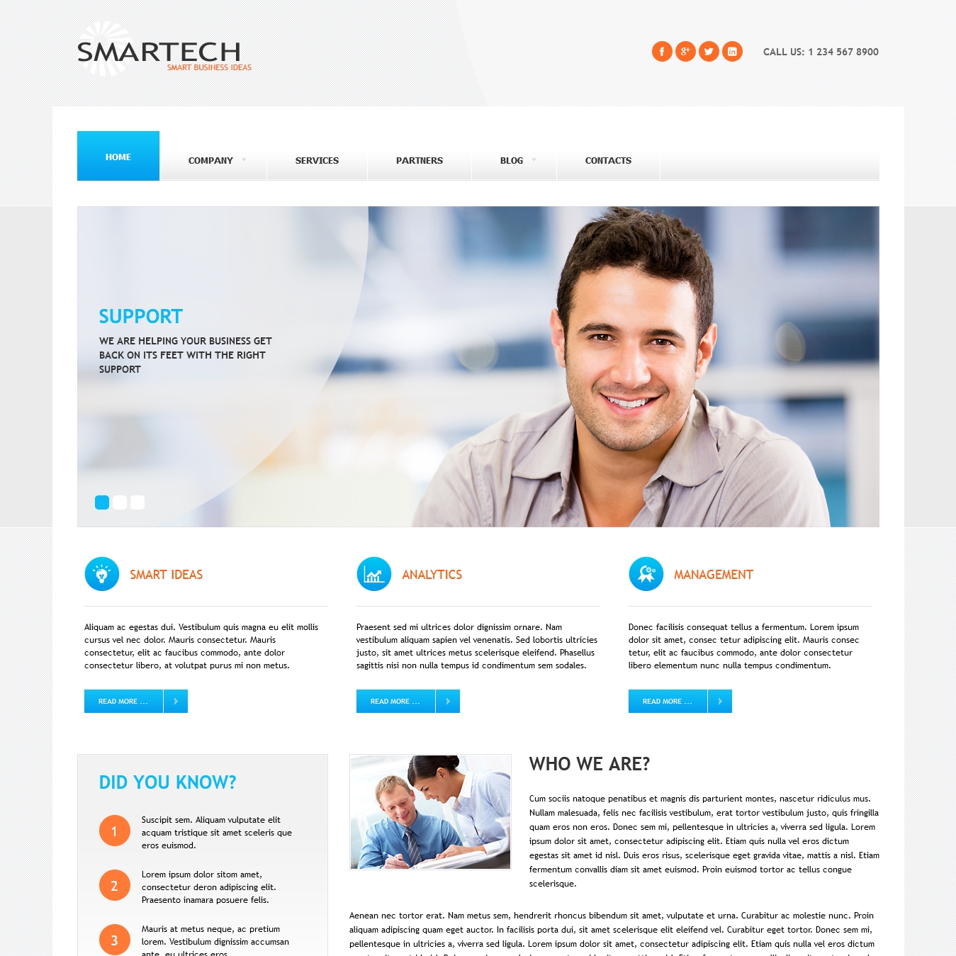 SmarTech Business Joomla Theme