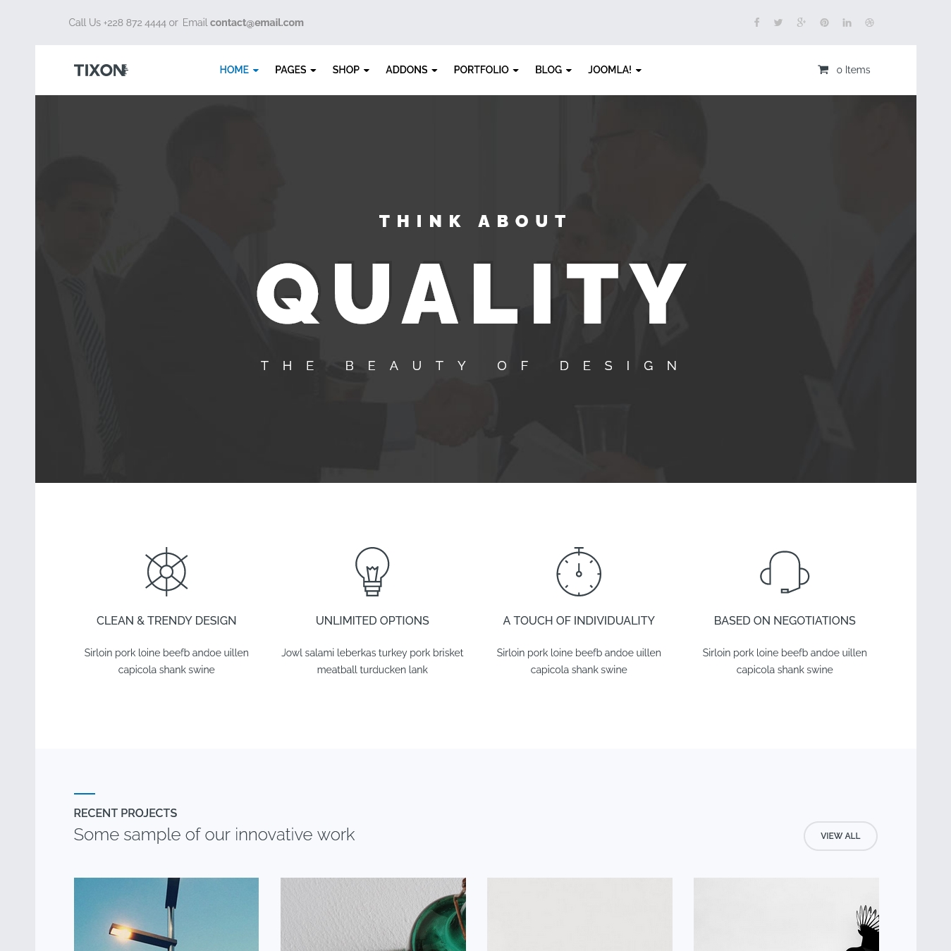 Tixon Multi-purpose Joomla Template