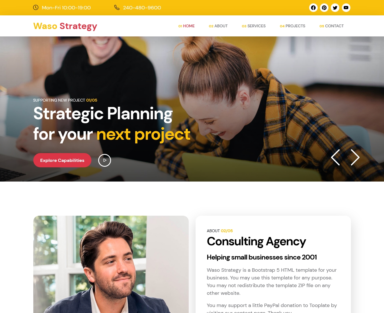 Waso Strategy Bootstrap 5 HTML Template