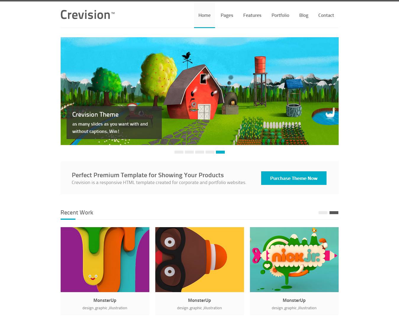 Crevision Responsive HTML Template