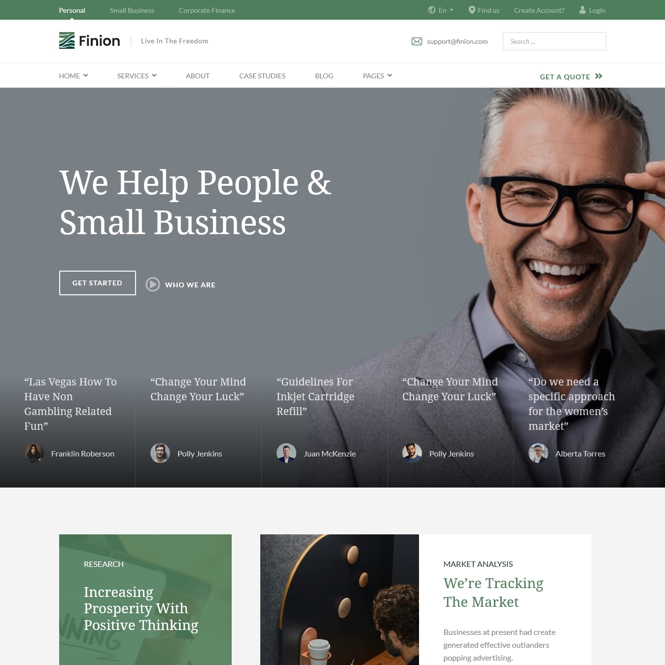 Finion Joomla Template