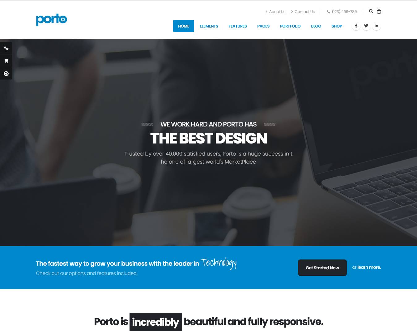 Porto Responsive HTML5 Template