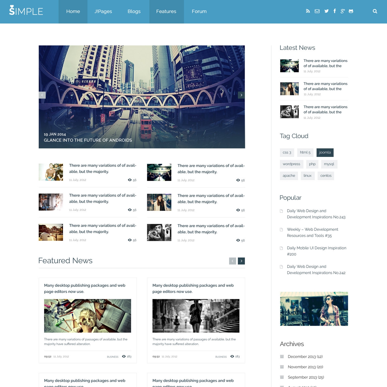 Simple Love Multipurpose Joomla Template 