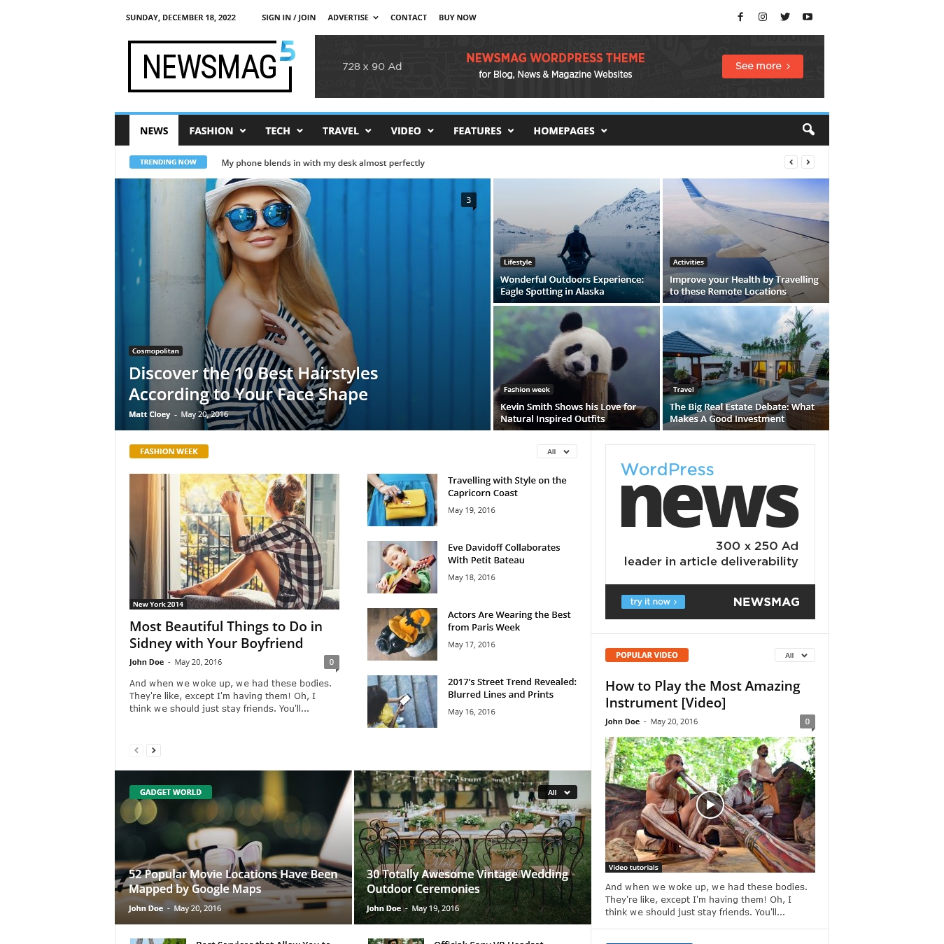 Newsmag Theme