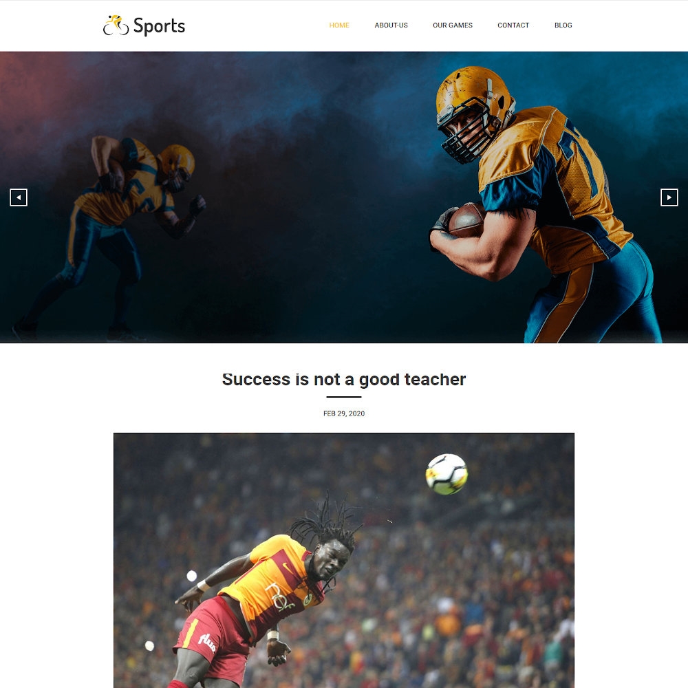 Sports News Updates WordPress Theme