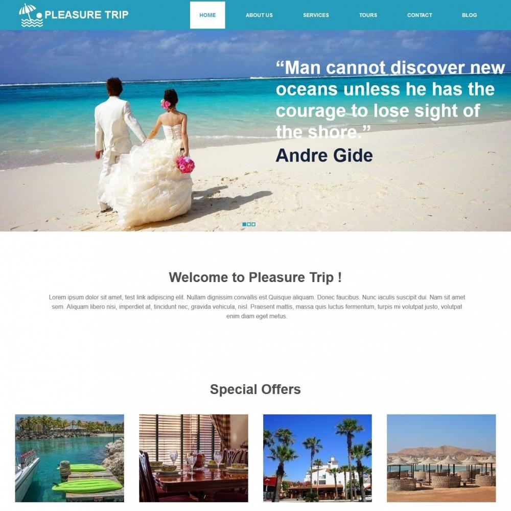 Pleasure Trip WordPress Theme for Travel Agency
