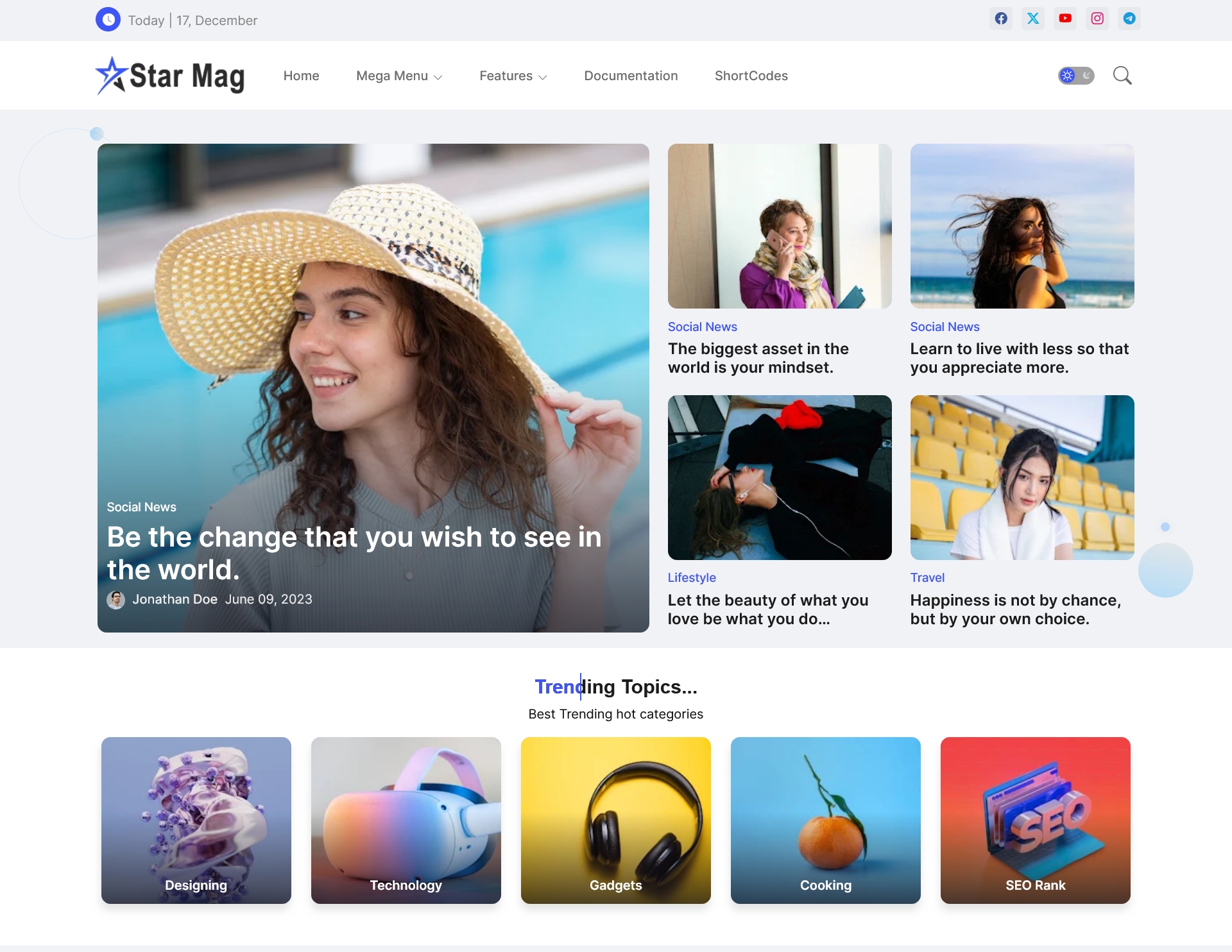 Star Mag Blogger Template